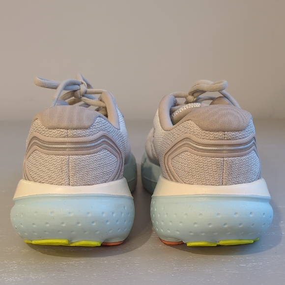 Women's Brooks Glycerin 21 Wide Coconut/Aqua/Autumn Sunset size 9.5 - Picture 7 of 9